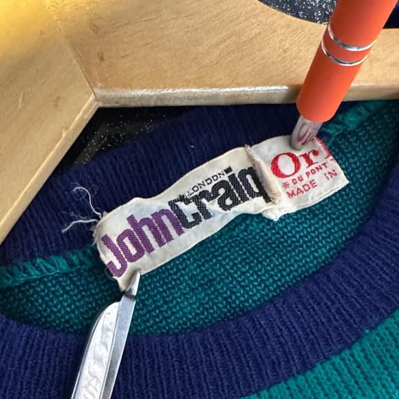 70s John Craig Chevron Mini Dress - Picture 2 of 5